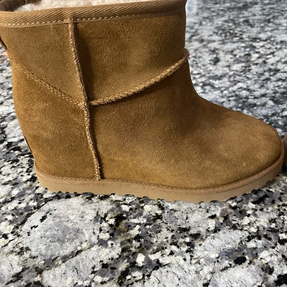 UGG Tan Suede Boots - Picture 2 of 5
